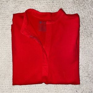 LIMITED EDITION POP RED FIGS RAFAELA OVERSIZED SCRUB TOP